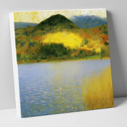 Grasmere Beneath Glowing Fells lake district lake canvas wall art