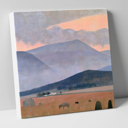 Pastel Storm Over the Fells lake district sky canvas wall art