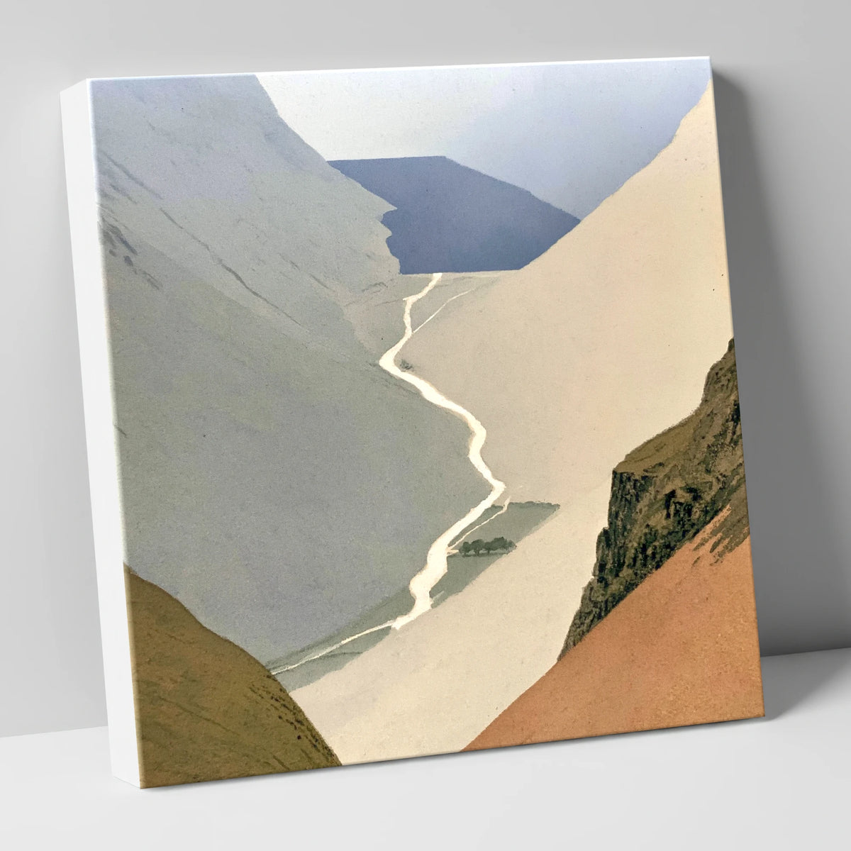 Wasdale Valley From Great Gable lake district fell canvas wall art