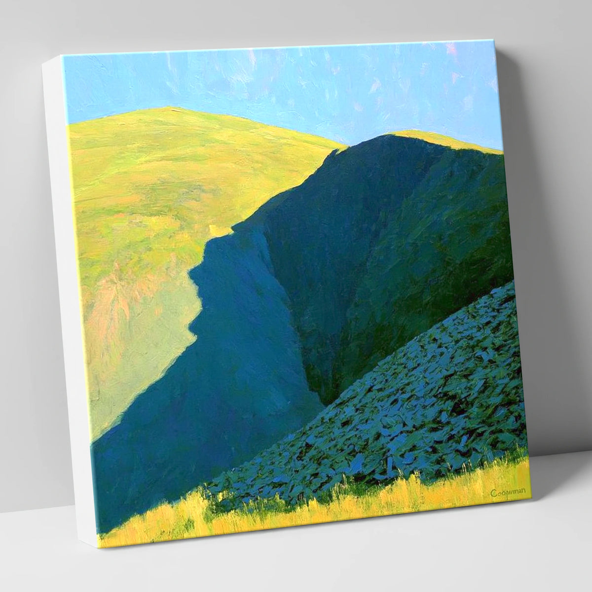 Great Sca Fell Twin Peaks lake district fell canvas wall art