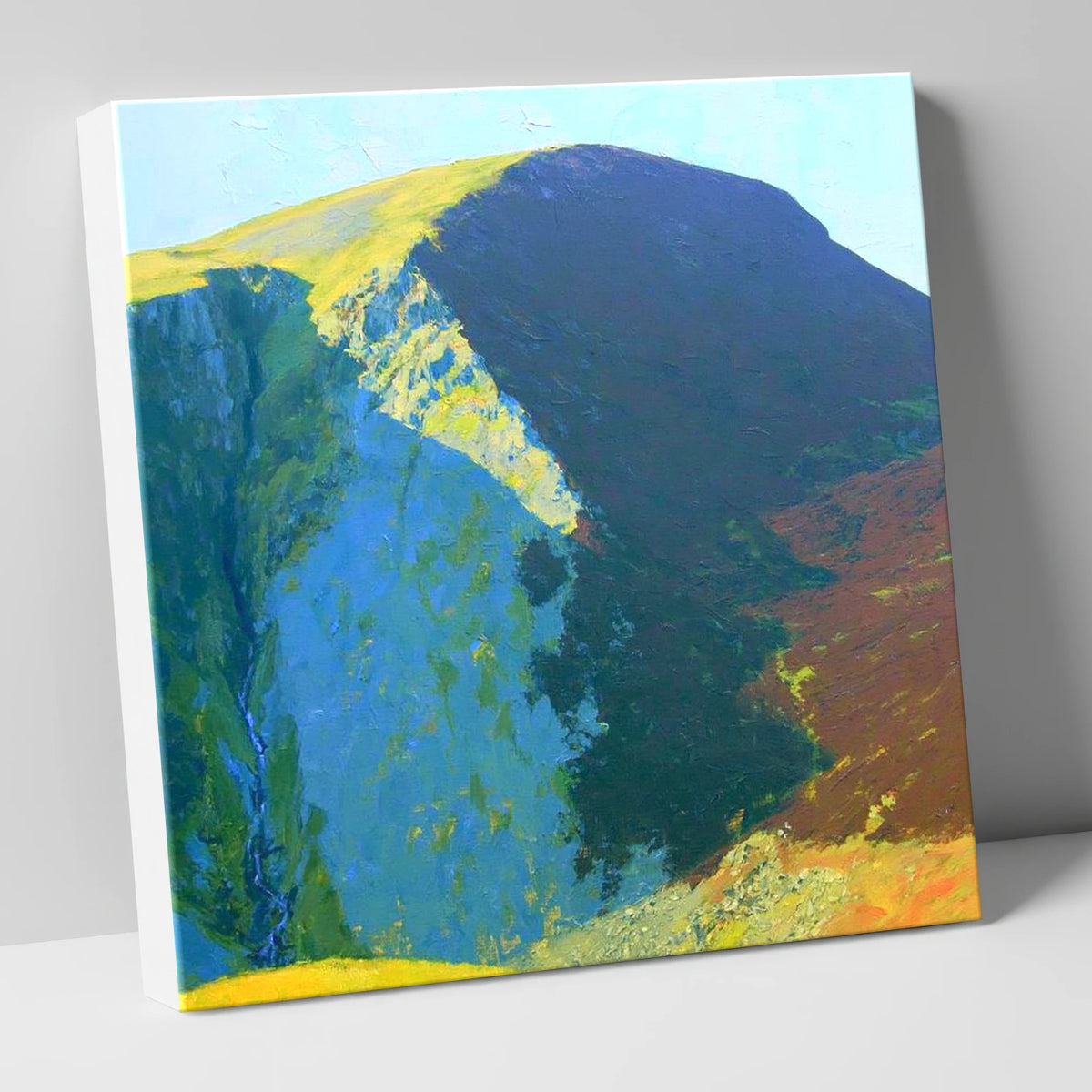 Starling Dodd in Vibrant Sunlight lake district fell canvas wall art