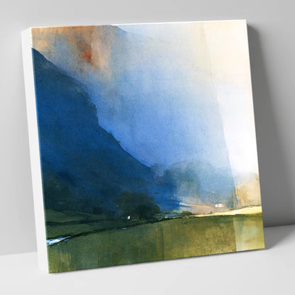 Valley Fells In Indigo Shadow lake district valley canvas wall art