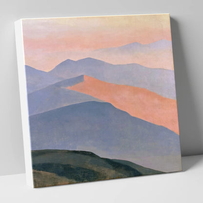 Pastel Fells from the Summit lake district fell canvas wall art