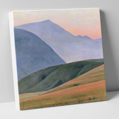 Rolling Fells in Pastel Light lake district fell canvas wall art