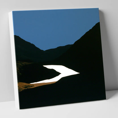 Luminous Lake Below Dark Fells lake district lake canvas wall art