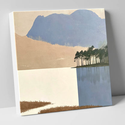 Tarn Hows Pines and Slate Fells lake district lake canvas wall art