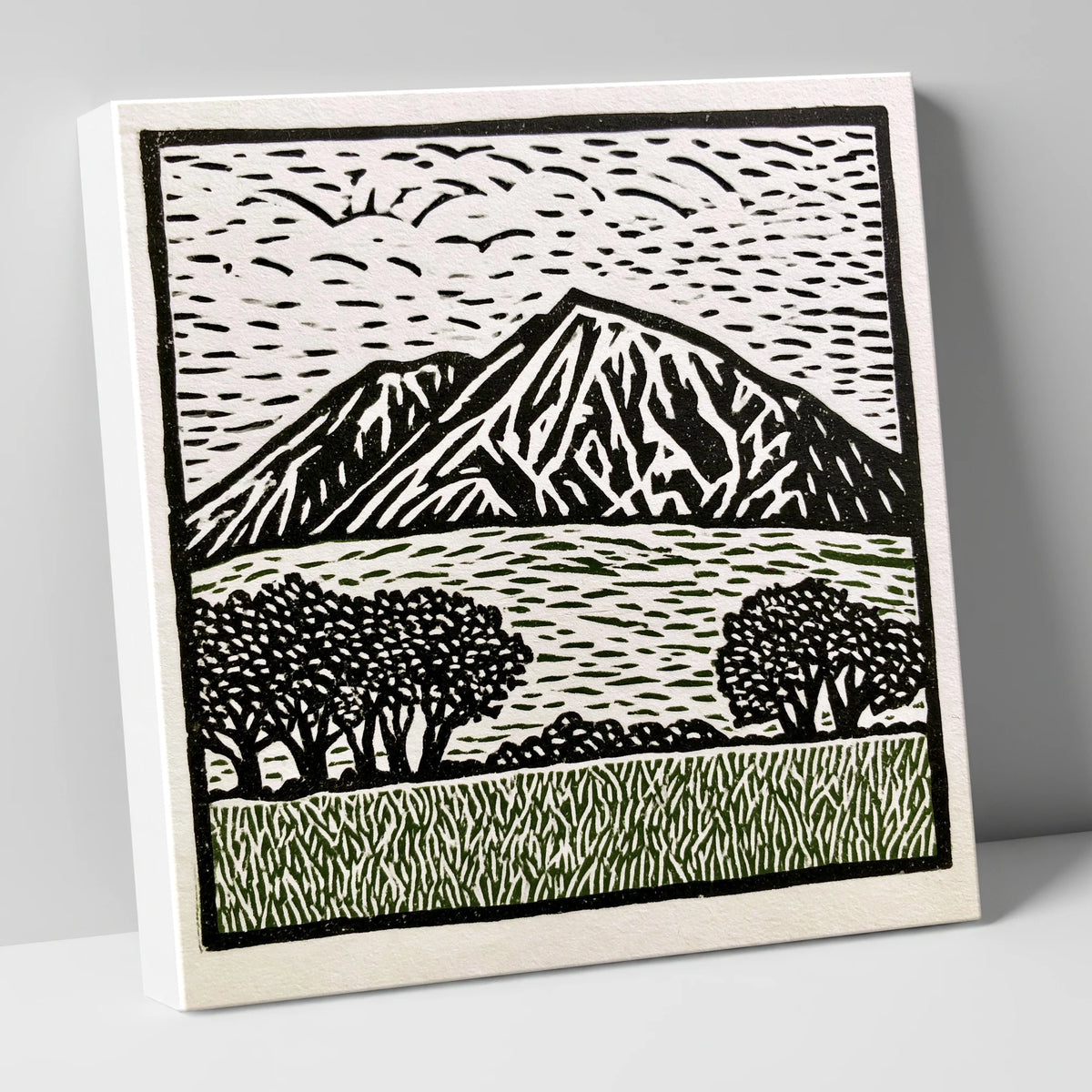 Bold Blencathra in High Contrast lake district fell canvas wall art