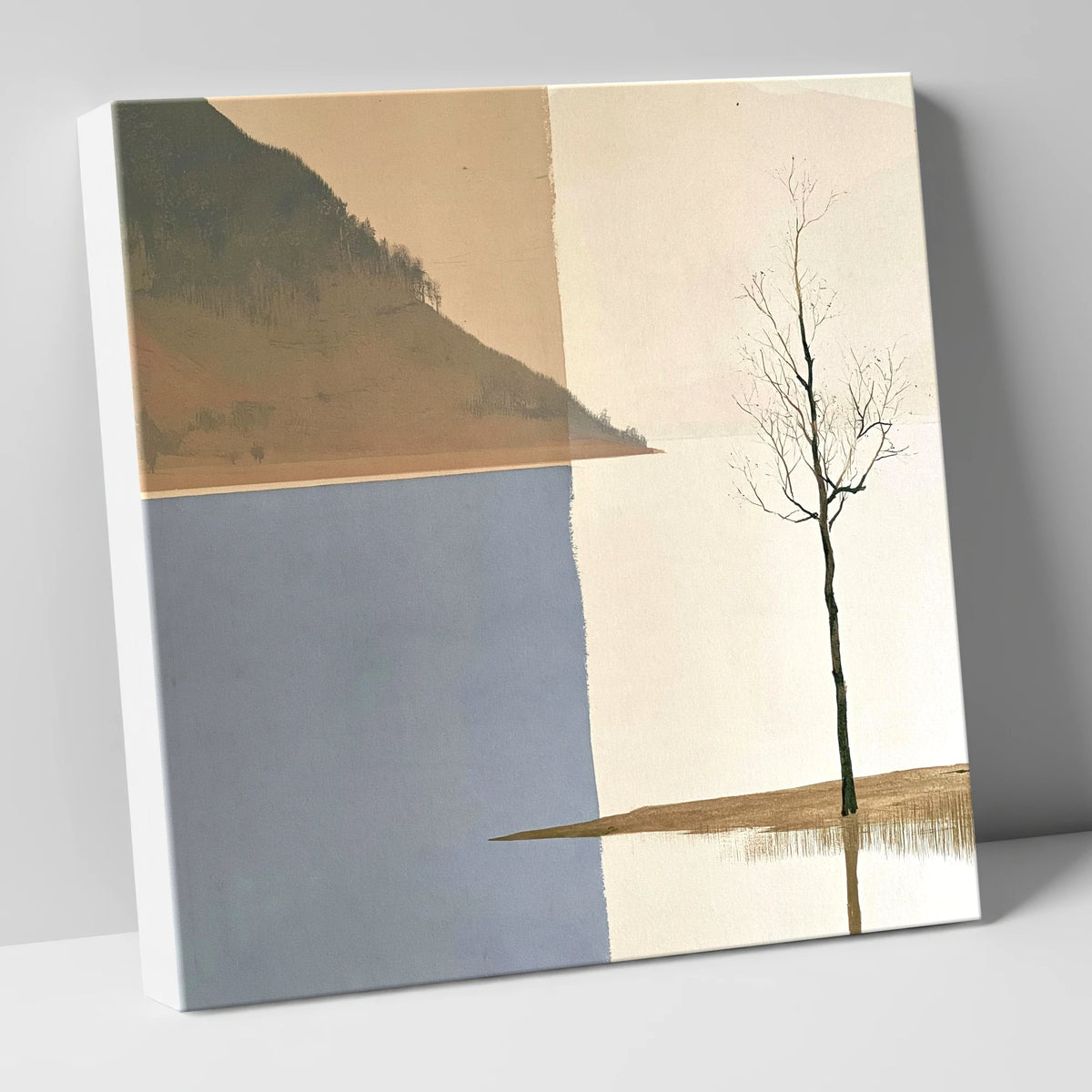 Minimalist Bassenthwaite Lake View lake district lake canvas wall art