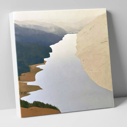 Thirlmere Reservoir and Steep Fells lake district lake canvas wall art