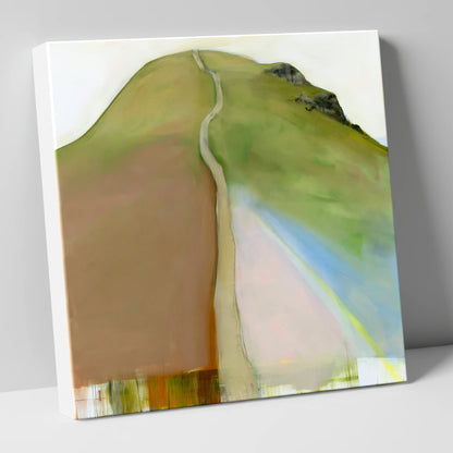 Contemporary Winding Path up Cat Bells lake district fell canvas wall art