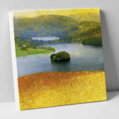 Luminous Grasmere From The Fells lake district lake canvas wall art