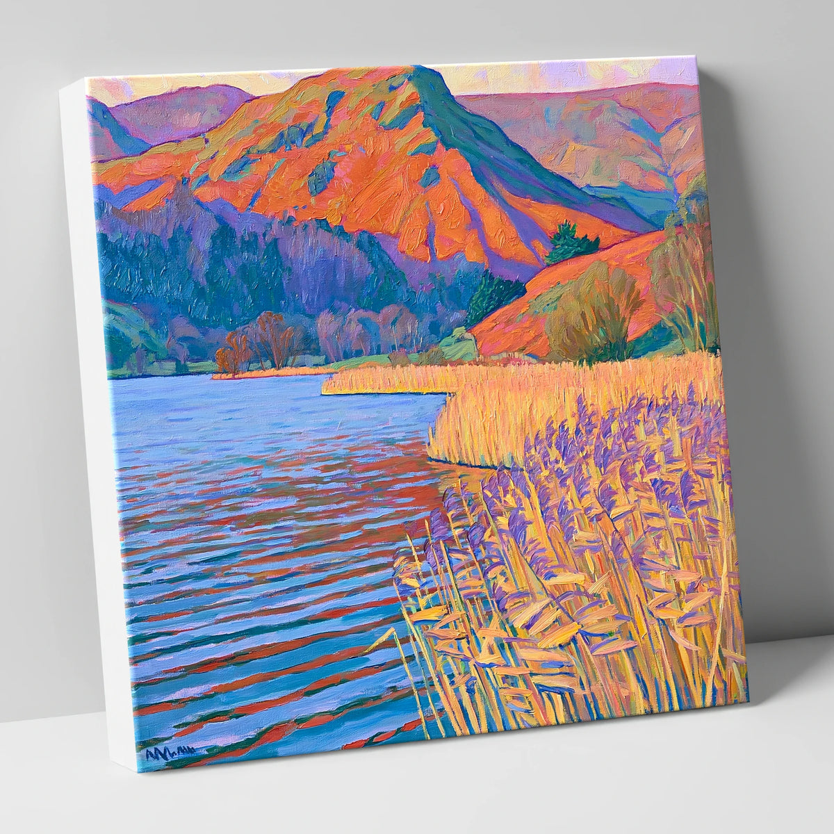 Golden Reeds at Grasmere grasmere wall art canvas wall art