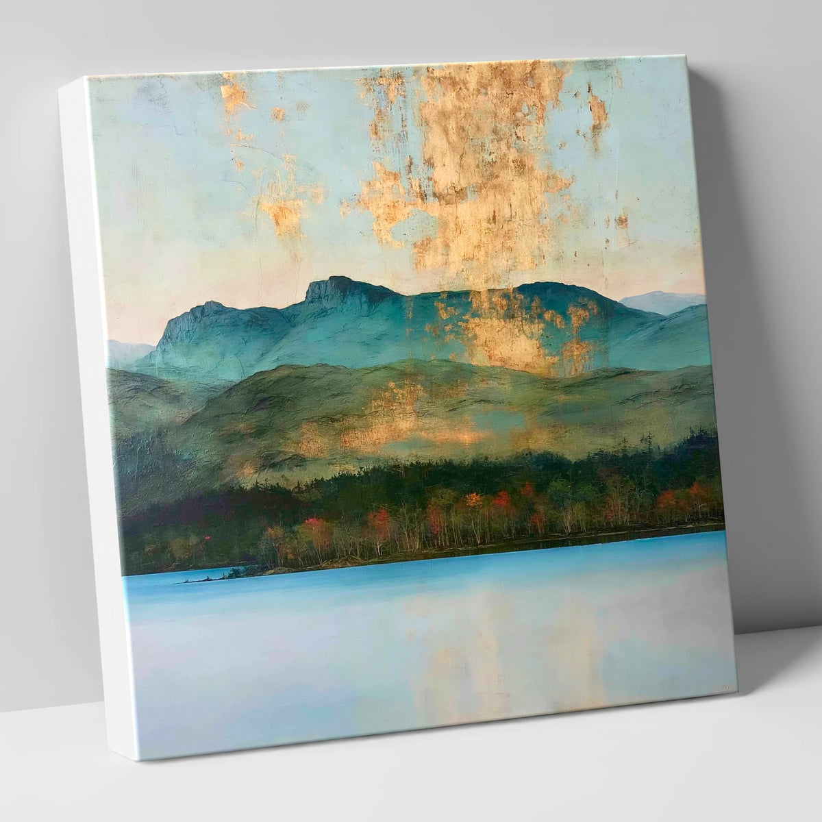 Gilded Sky Over Windermere lake district lake canvas wall art