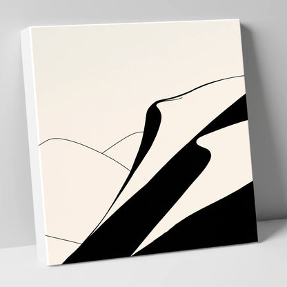 Abstract Evening Shadows on Fells lake district sky canvas wall art