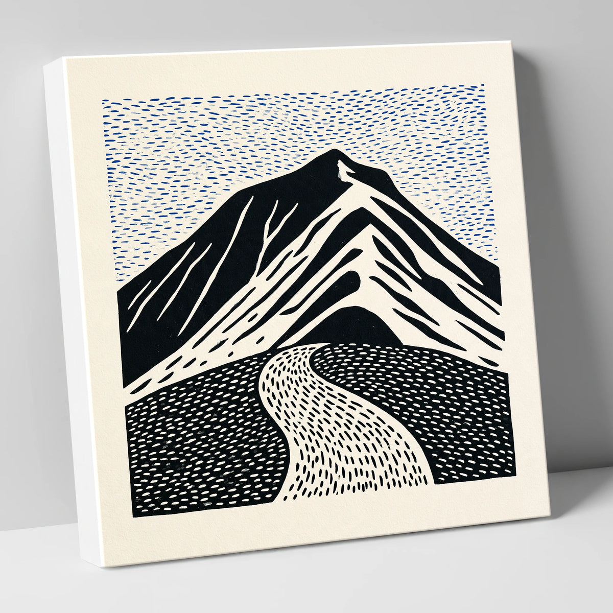 Blencathra Beneath a Rhythmic Sky lake district fell canvas wall art