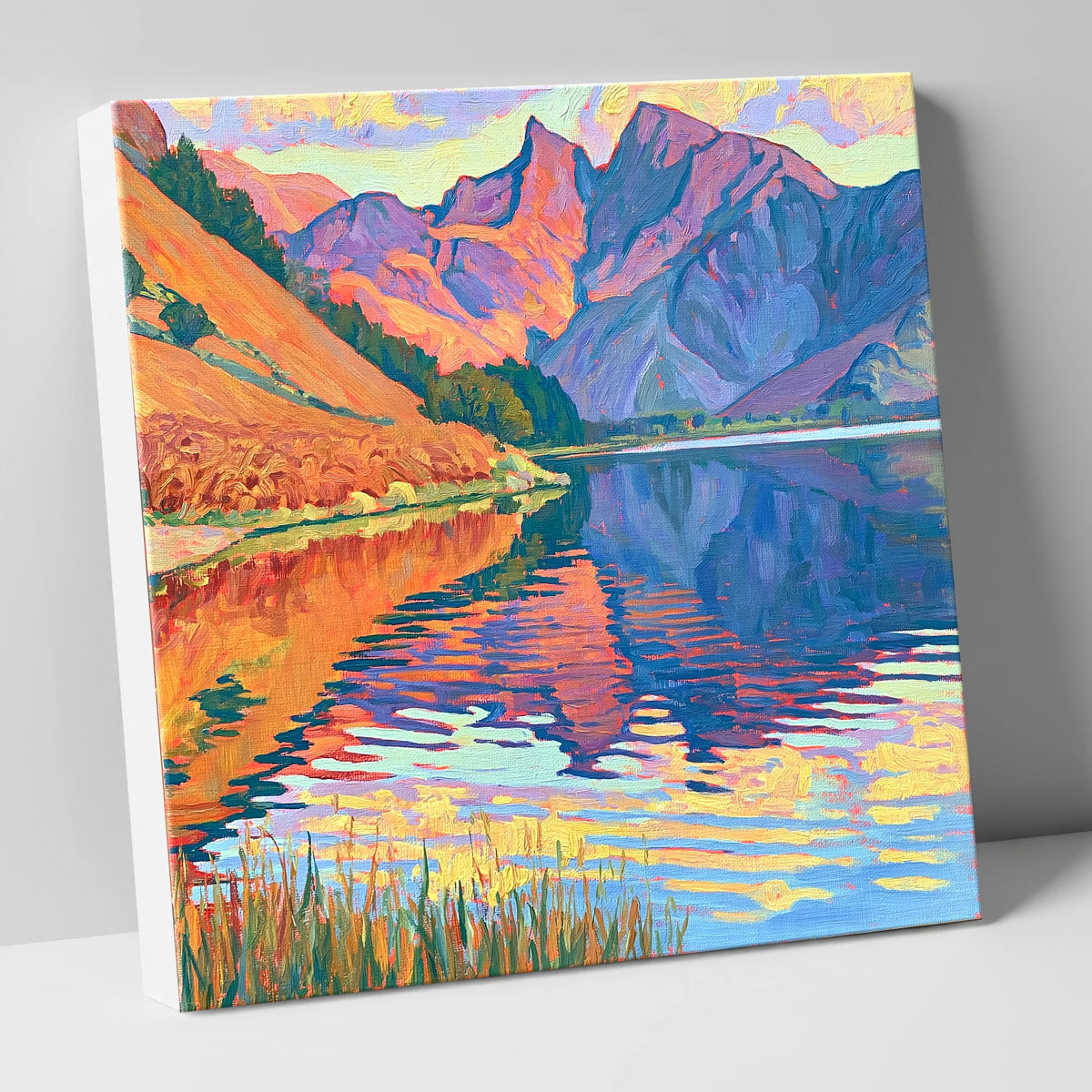 Vivid Fells of Loweswater lake district lake canvas wall art