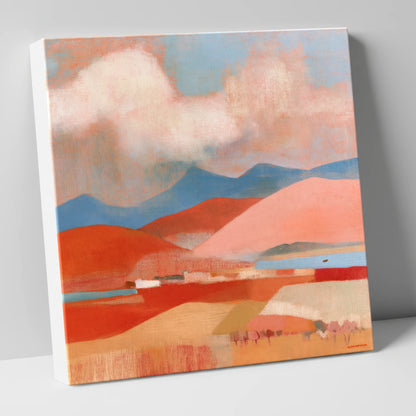 Storm Clouds Over Terracotta Fells lake district sky canvas wall art