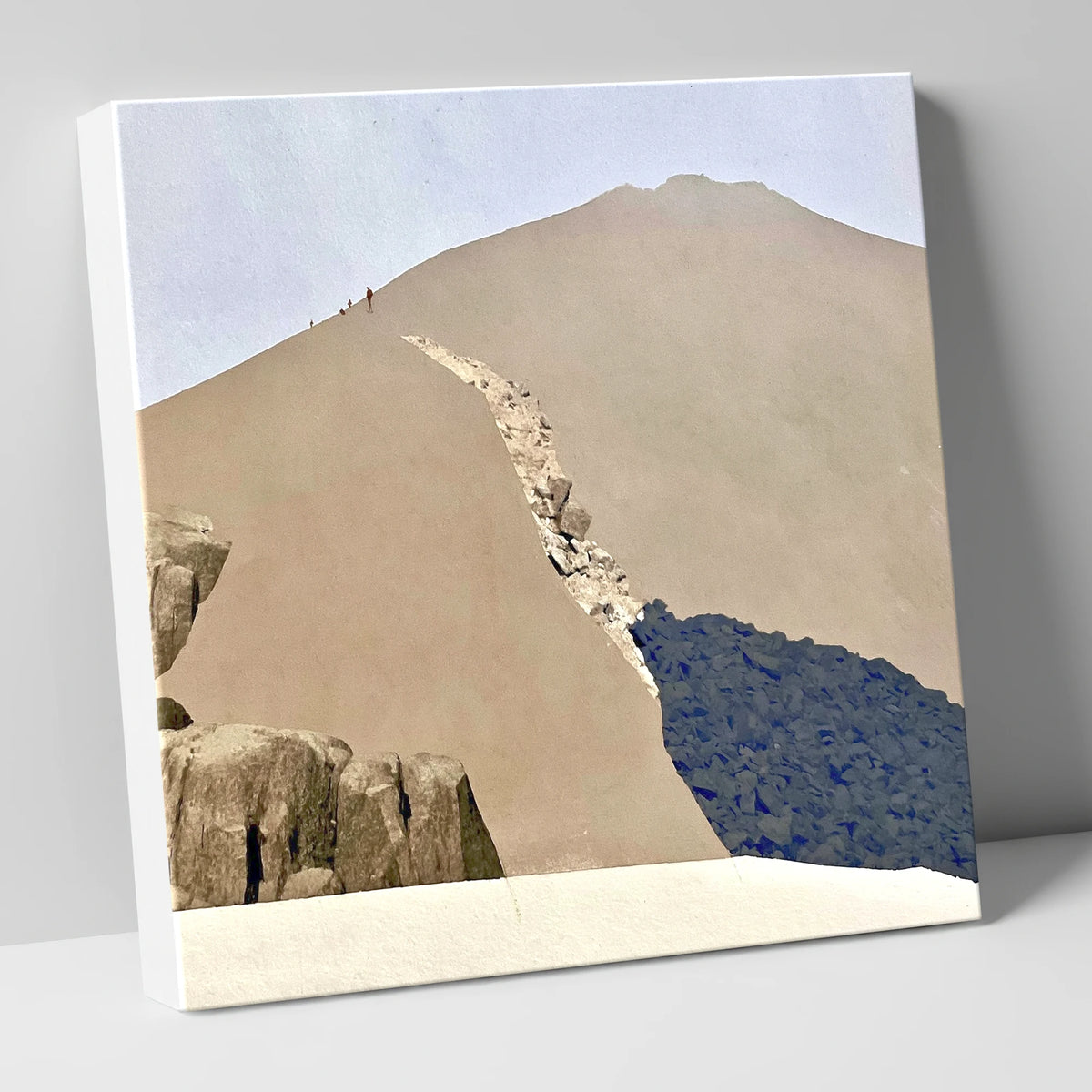 Scafell Pike Broad Summit Dome lake district fell canvas wall art