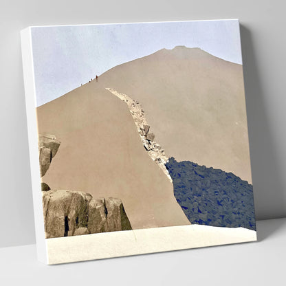 Scafell Pike Broad Summit Dome lake district fell canvas wall art
