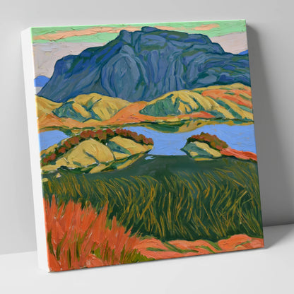 Bold Haystacks Over Dark Tarn lake district fell canvas wall art