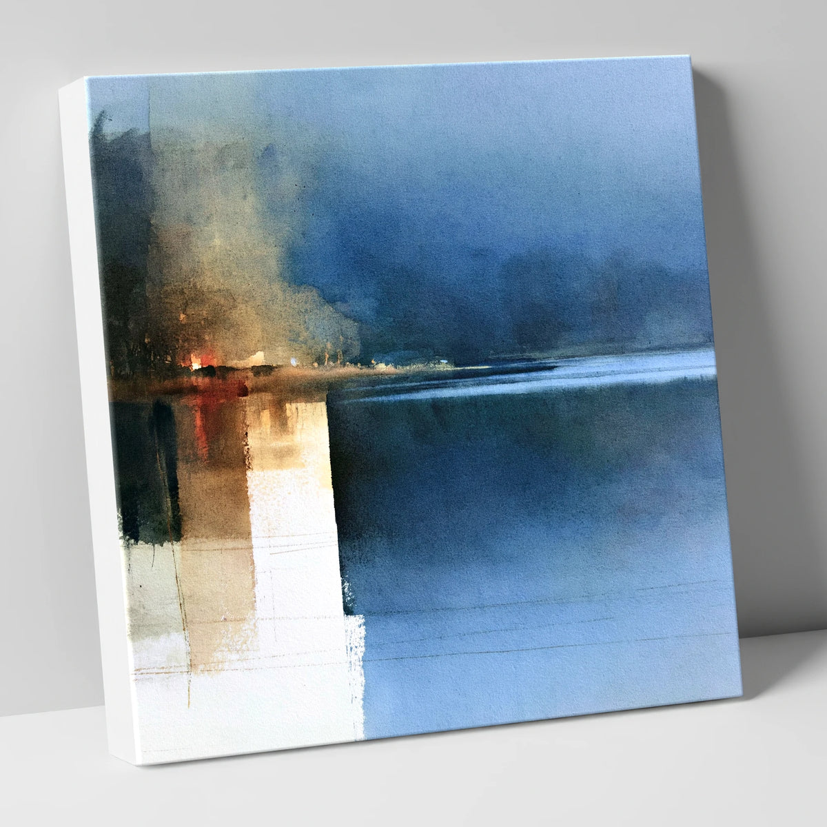 Indigo Lake Reflections at Dusk lake district lake canvas wall art