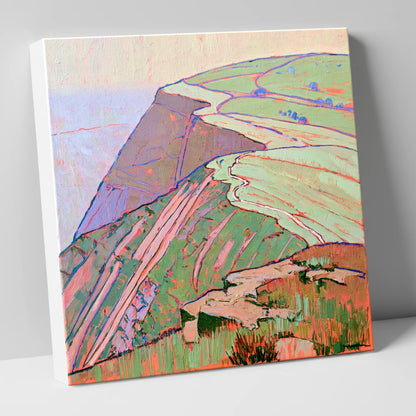 Mountain Ridge in Vivid Colour lake district fell canvas wall art