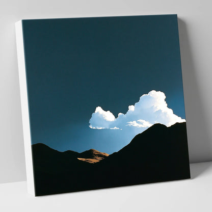 Storm Cloud Over Silhouetted Fells lake district sky canvas wall art