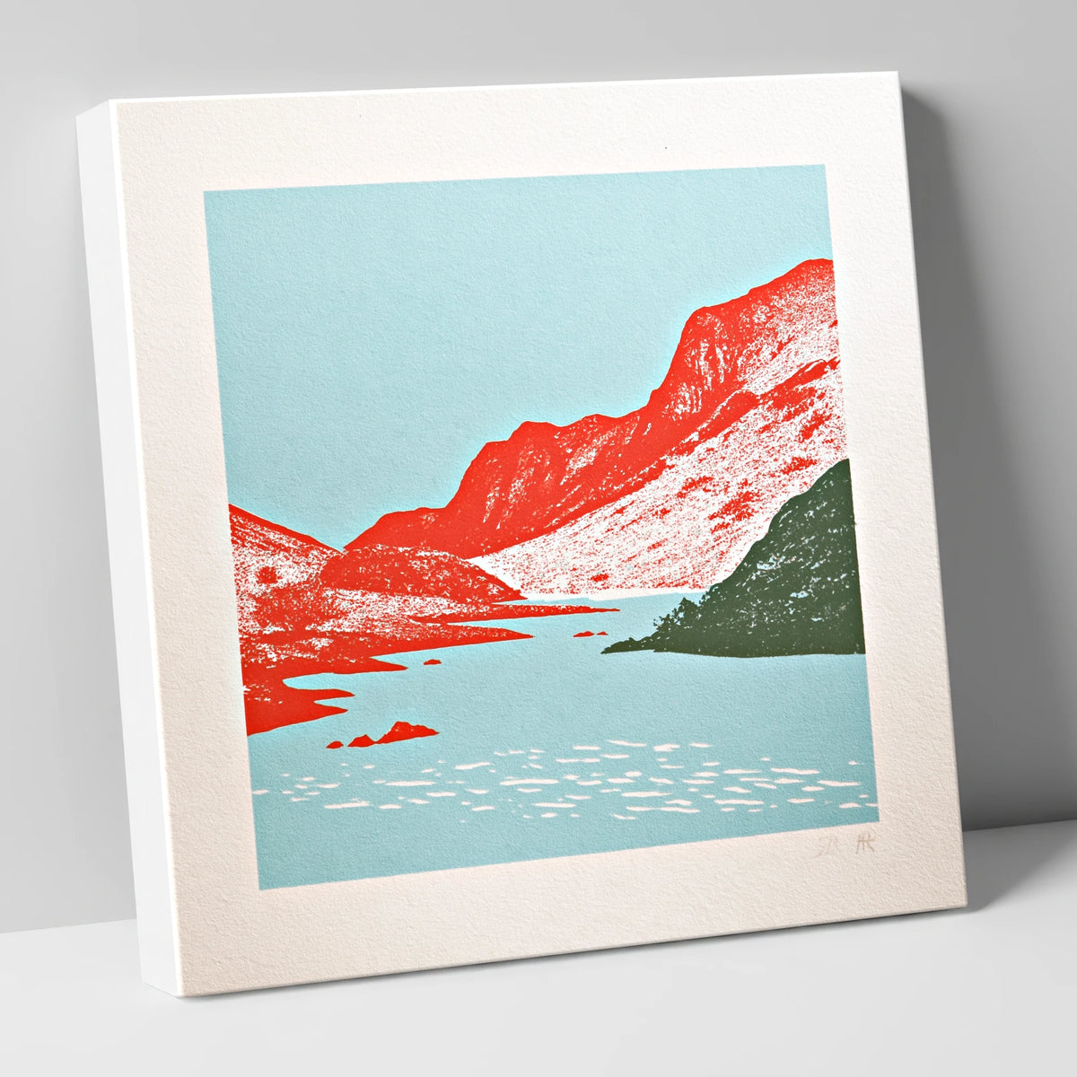 Red Fells of Eskdale Valley lake district valley canvas wall art