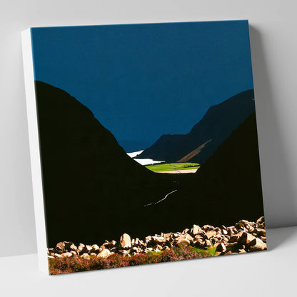 Haystacks Fell Dramatic Silhouette lake district fell canvas wall art