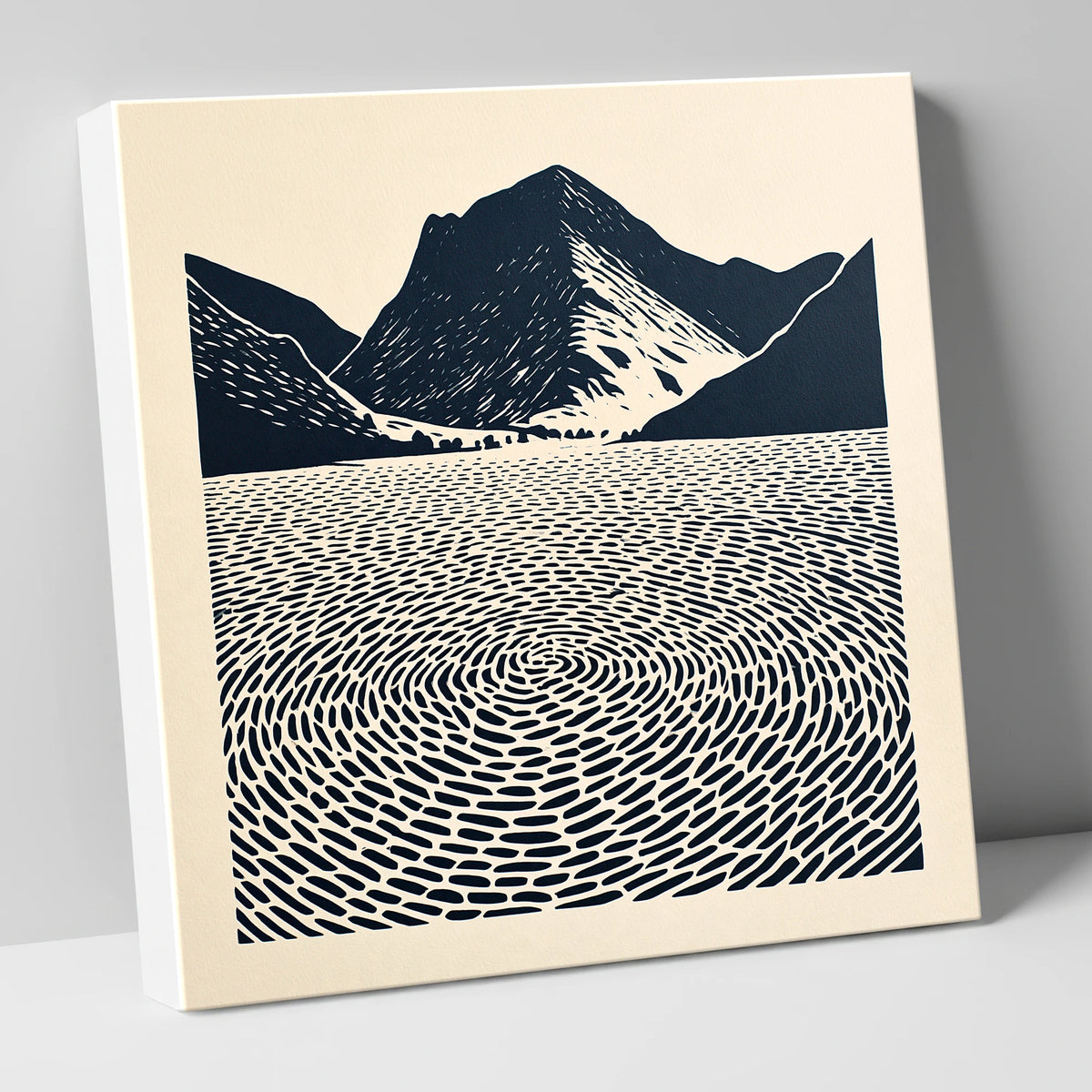 Swirling Water at Buttermere lake district lake canvas wall art