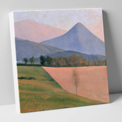 Pastel Fells and Green Valley lake district valley canvas wall art