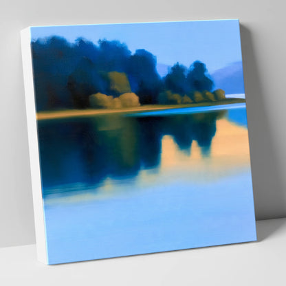 Deep Blue Lake Reflections lake district lake canvas wall art