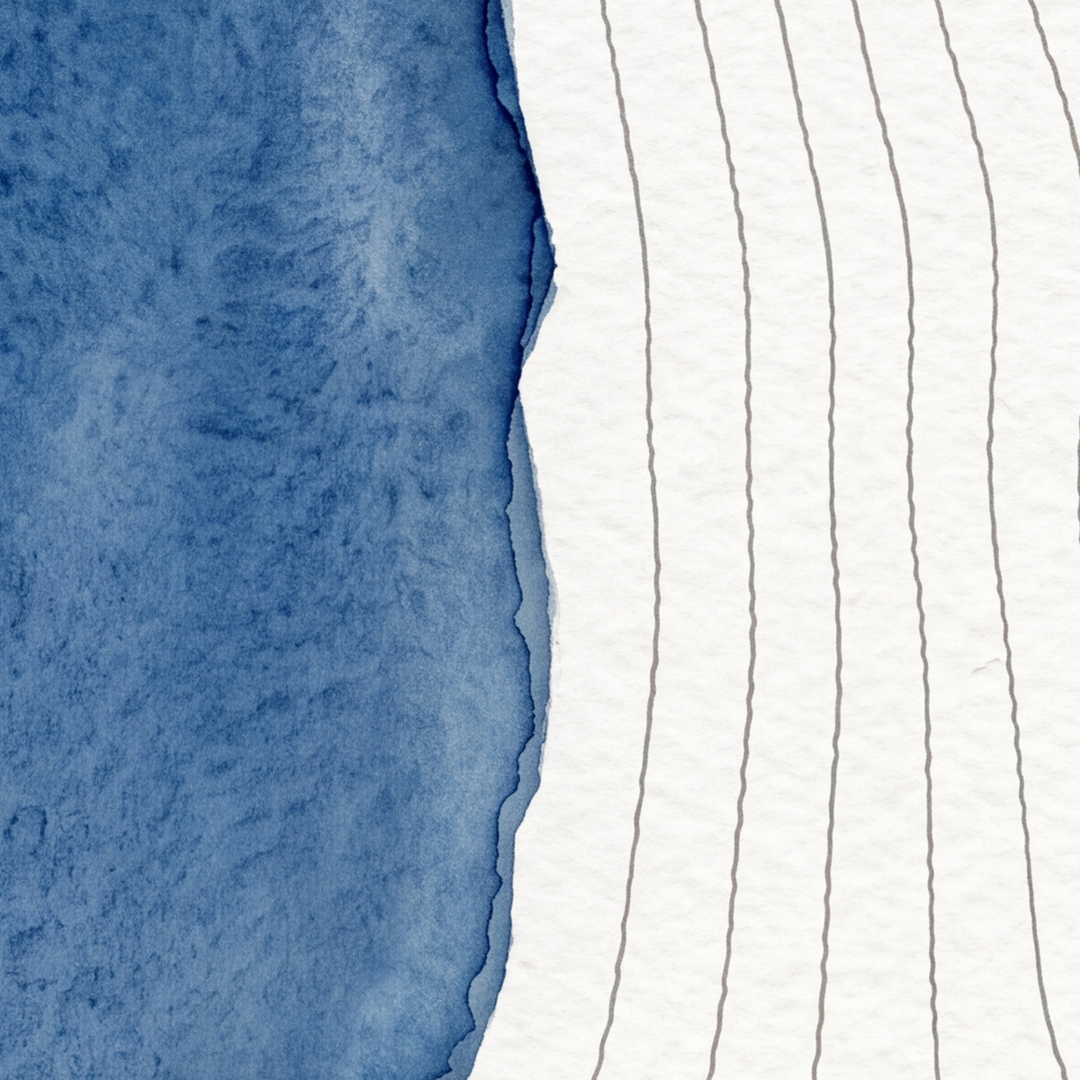 Grisedale Tarn map poster close-up: the watercolour lake and the pen-drawn contour lines