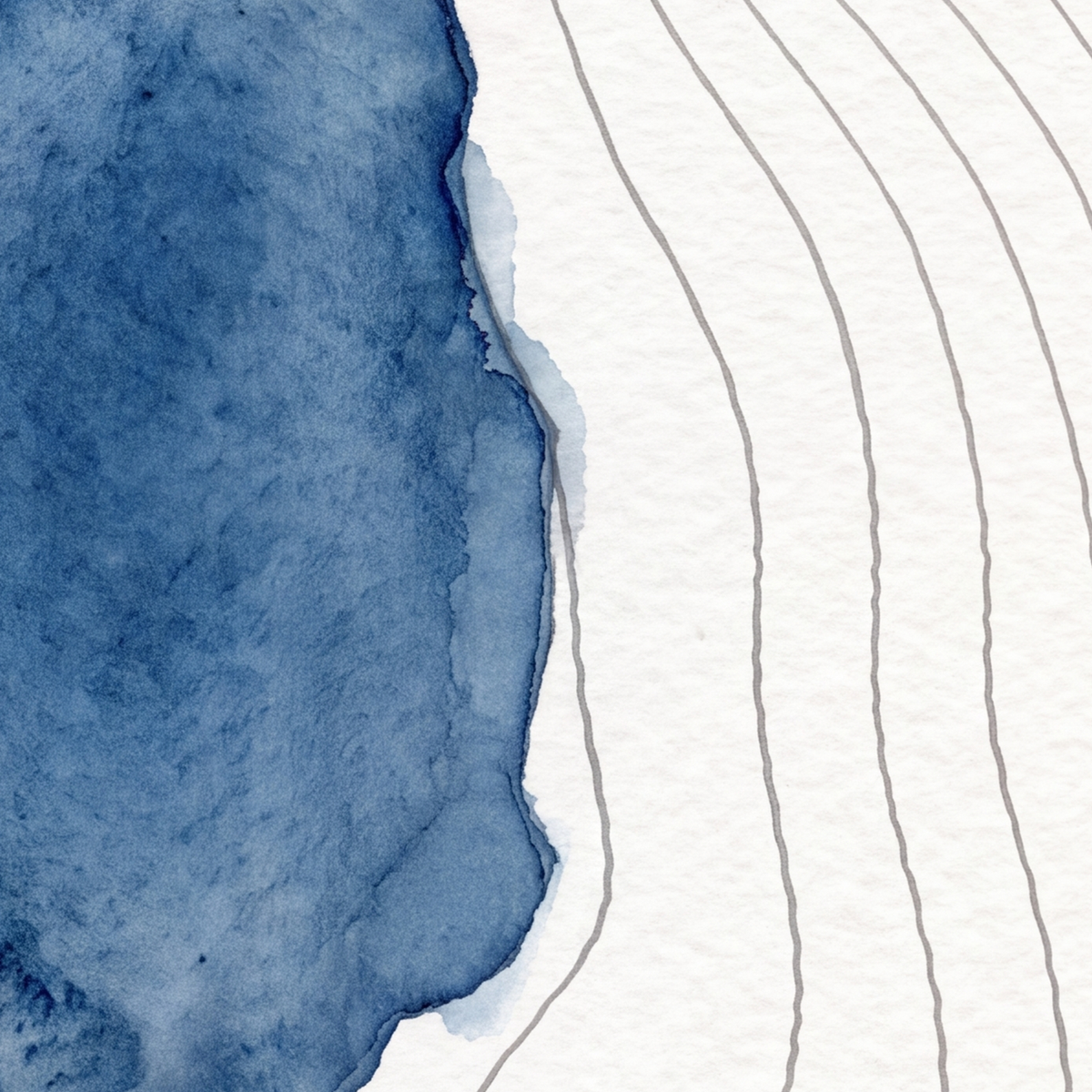 Scoat Tarn map poster close-up: the watercolour lake and the pen-drawn contour lines