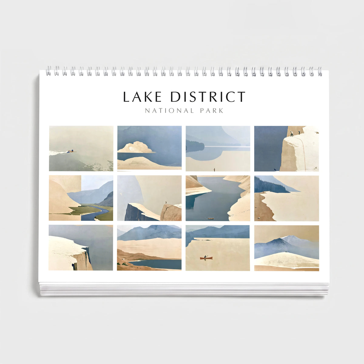 Phillip Marbury 2027 wall calendar cover — all twelve monthly paintings