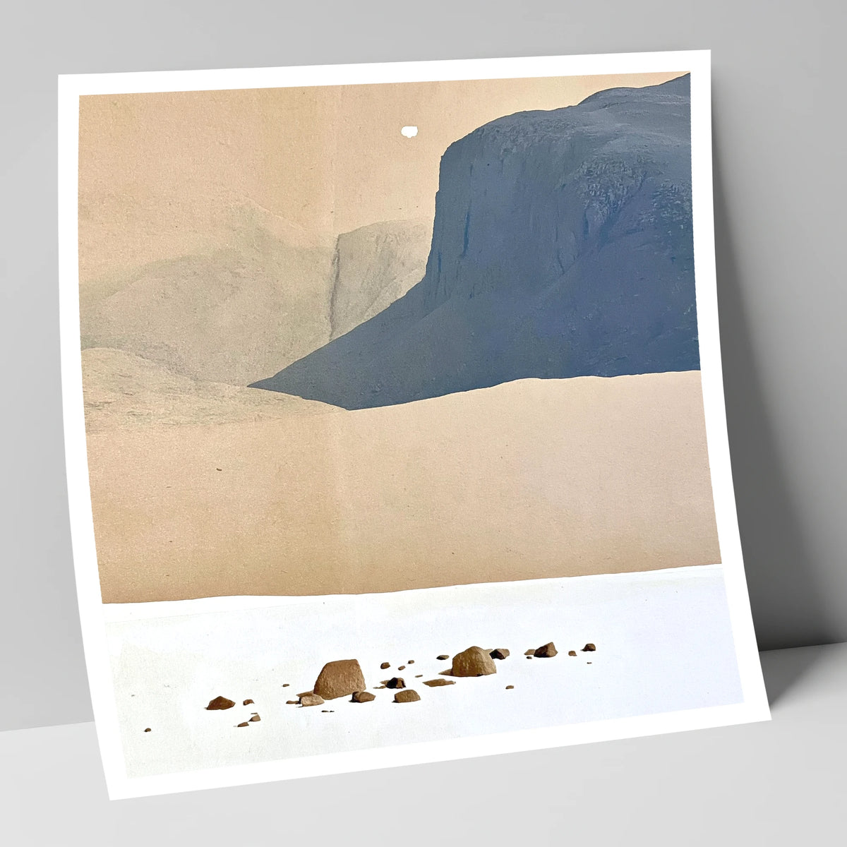 Scafell Pike Above White Plateau lake district fell art print