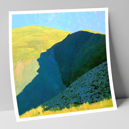 Great Sca Fell Twin Peaks lake district fell art print