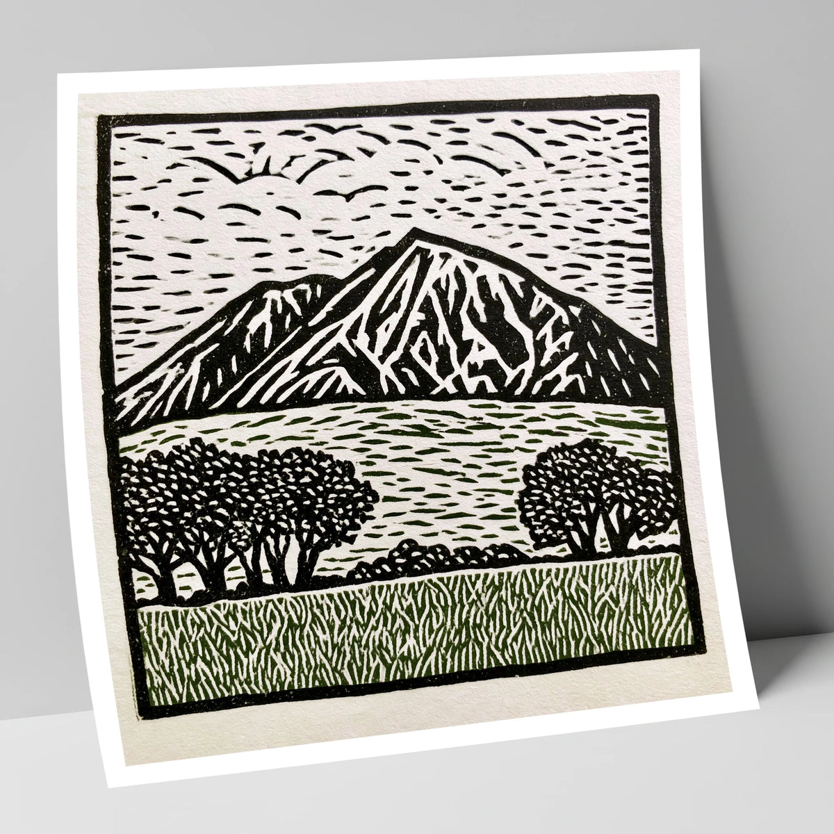 Bold Blencathra in High Contrast lake district fell art print