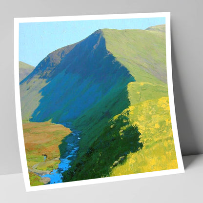 Vivid Light on Froswick Ridge lake district fell art print