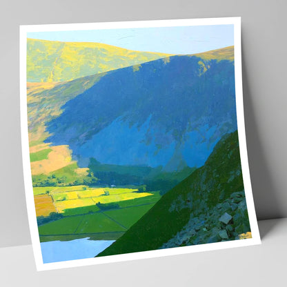 Arthur's Pike Sweeping Ridge Shadow lake district fell art print