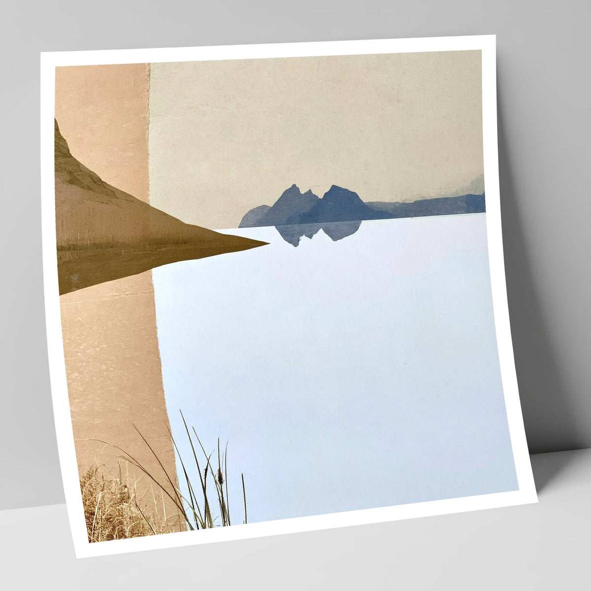 Slate Blue Loweswater Reflections lake district lake art print