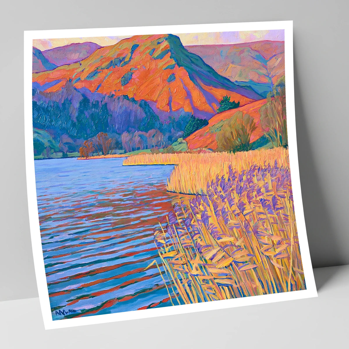 Golden Reeds at Grasmere grasmere wall art art print