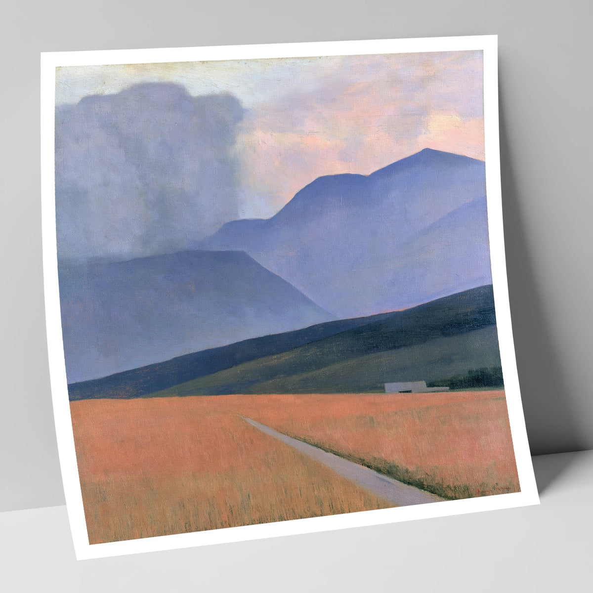 Storm Clouds Over Lavender Fells lake district sky art print