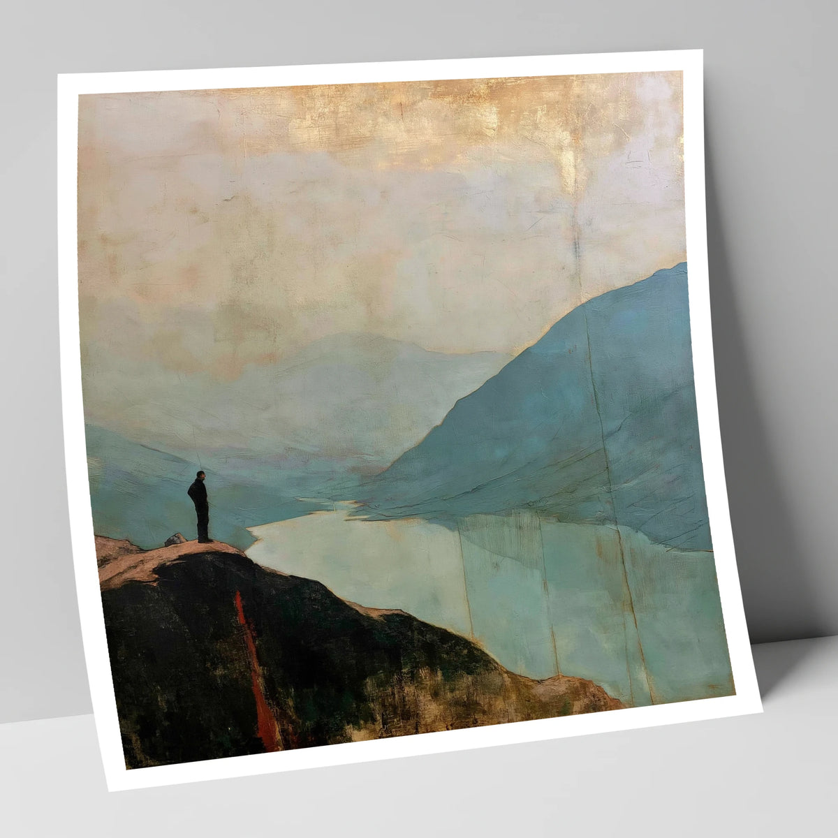 Atmospheric Wasdale From Great Gable lake district fell art print