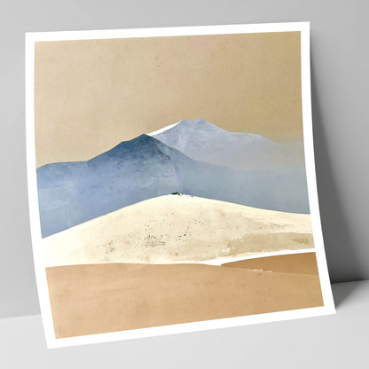 Slate Peaks and Ochre Fells lake district fell art print