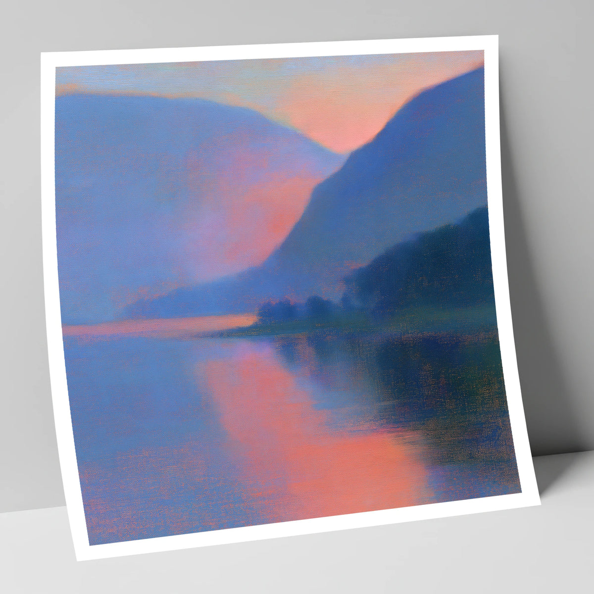 Twilight Lake and Indigo Fells lake district lake art print