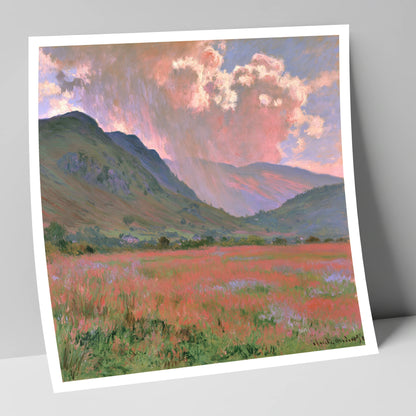 Radiant Storm Clouds Over Fells lake district sky art print