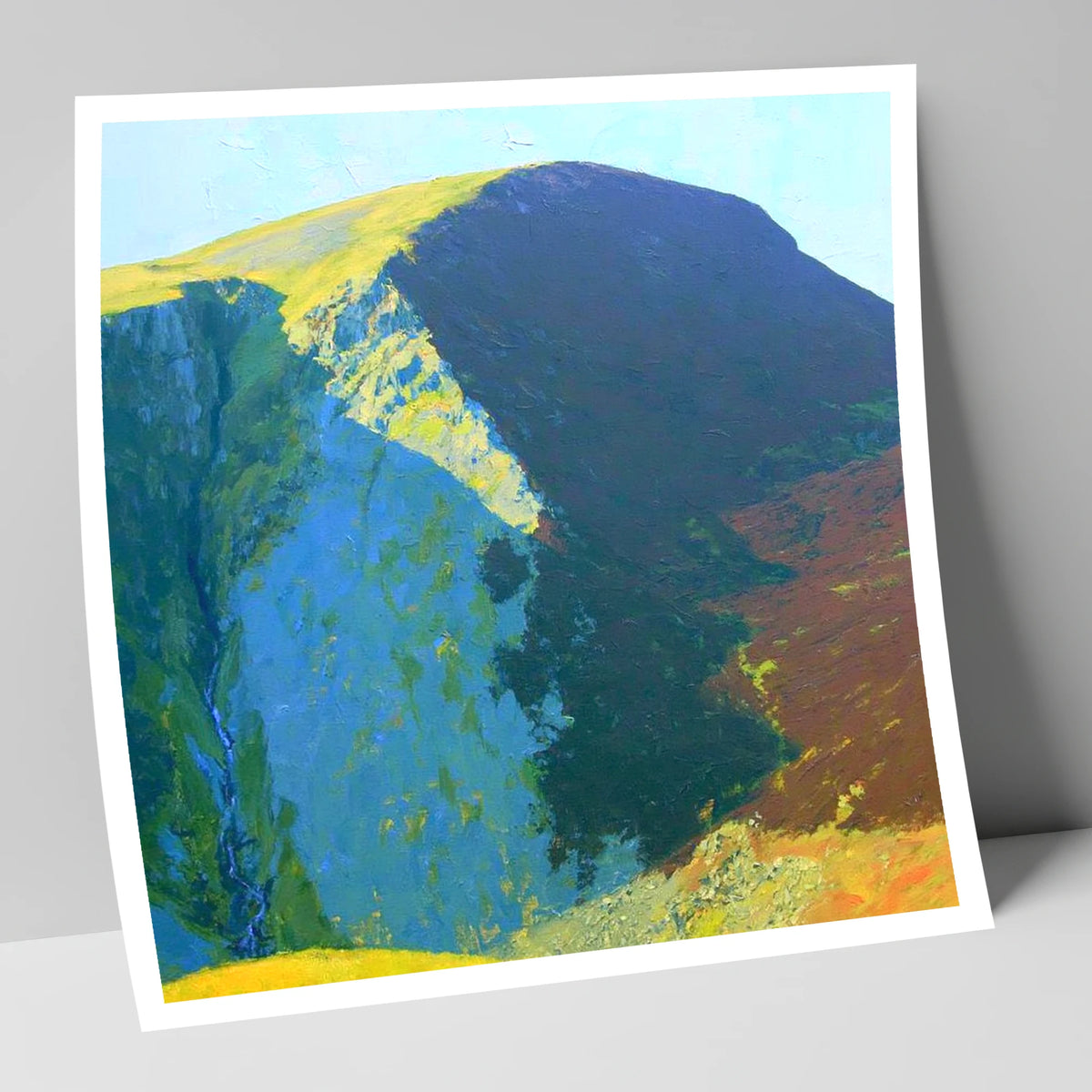 Starling Dodd in Vibrant Sunlight lake district fell art print