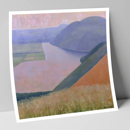 Lavender Dusk Over Bassenthwaite Lake lake district lake art print