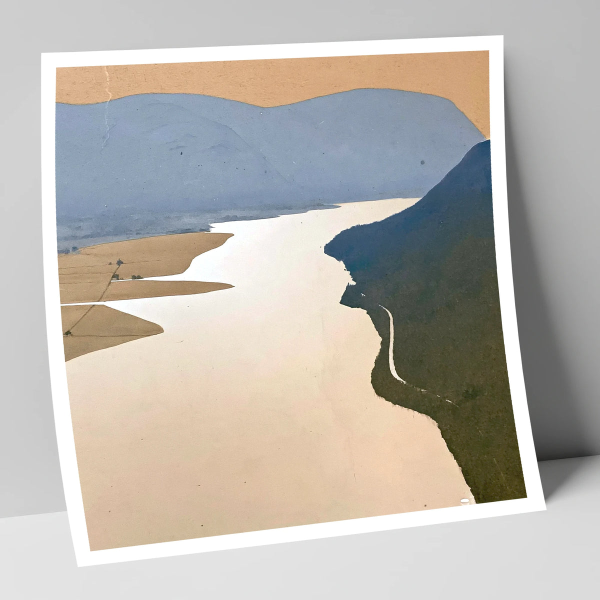 Bassenthwaite Lake From Above lake district lake art print